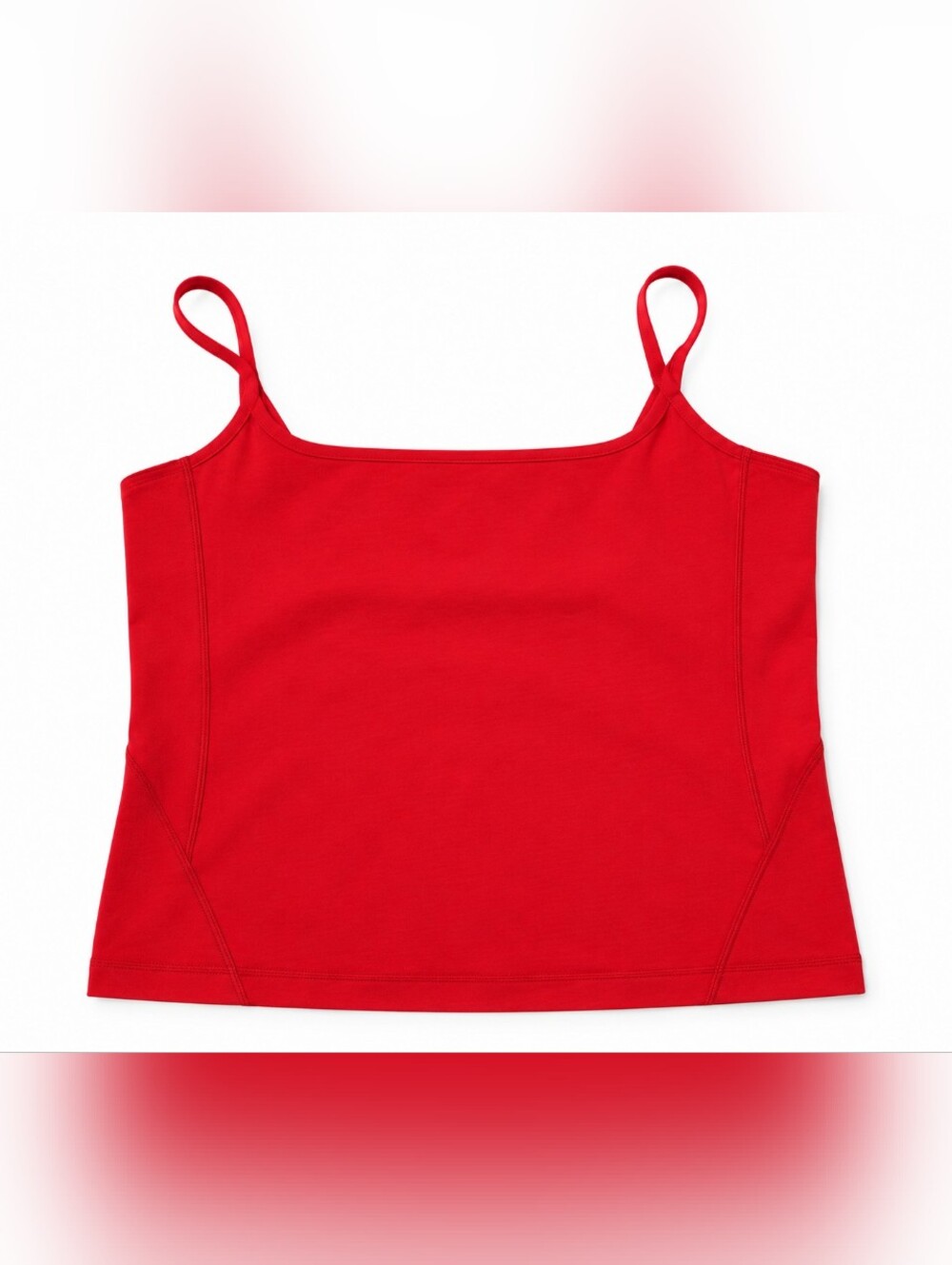Lululemon Women’s Red Built In Bra Tank Top Athletic Yoga